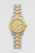 Montre La Fouine — variante Or/Argent sur fond gris