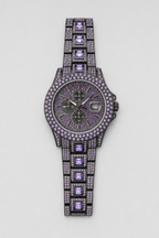 Montre Ninho — variante Violet sur fond gris