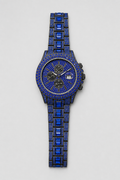 Montre Ninho — variante Bleu sur fond gris