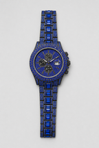 Montre Ninho — variante Bleu sur fond gris
