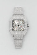 Montre rappeur — variante Argent sur fond gris