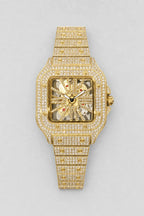 Montre rappeur — variante Or sur fond gris