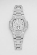 Montre rappeur américain — variante Argent sur fond gris