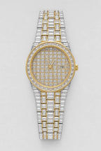 Montre Rohff — variante Or / Argent sur fond gris