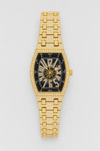Montre streetwear — variante Or sur fond gris