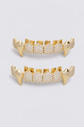 Vampire Grillz — sur fond gris - couleur Or