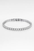 VVS tennis bracelet — sur fond gris
